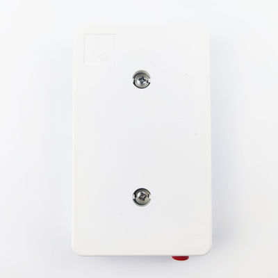 2 Cores UPC Plastic Fiber Optic Faceplate Socket Panel for FTTH Network in White/Gray