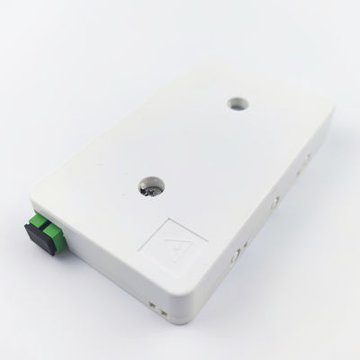 2 Cores SC APC Plastic Fiber Optic Faceplate Socket Panel for Indoor Network FTTH Cables