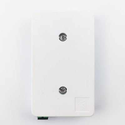 2 Cores SC APC Plastic Fiber Optic Faceplate Socket Panel for Indoor Network FTTH Cables