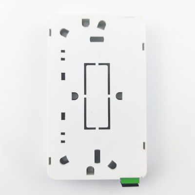 2 Cores SC APC Plastic Fiber Optic Faceplate Socket Panel for Indoor Network FTTH Cables