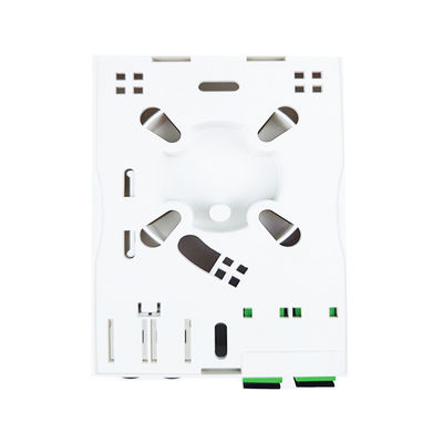 2 Cores SC APC Plastic Fiber Optic Faceplate Socket Panel for Indoor in FTTH Network