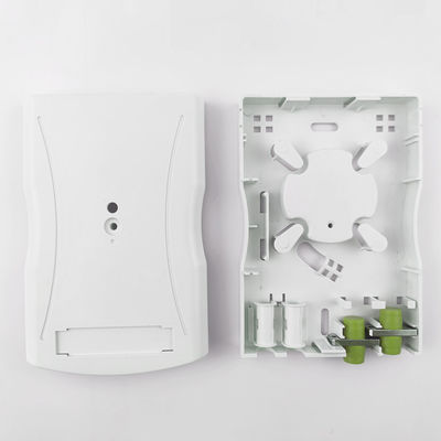 2 Cores FC/APC Plastic Fiber Optic Faceplate Socket Panel for Wired LAN Network Indoor