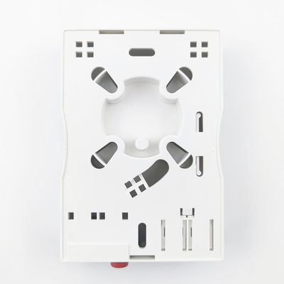 Gray FC/UPC Plastic Fiber Optic Faceplate Socket Panel 2 Cores for Indoor FTTH Network