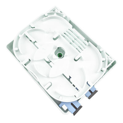 Network Gray 2 Cores UPC Plastic Fiber Optic Faceplate Socket Panel SC for Indoor