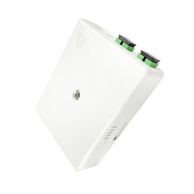 SC APC Plastic Fiber Optic Faceplate Socket Panel 2 Cores for Indoor and FTTH Network