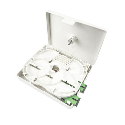 SC APC Plastic Fiber Optic Faceplate Socket Panel 2 Cores for Indoor and FTTH Network