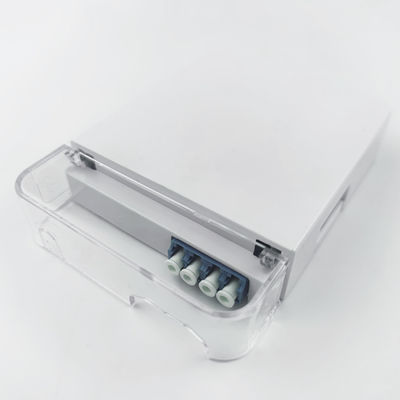 2 Cores LC/UPC Plastic Fiber Optic Face Plate Socket Panel for Indoor in FTTH Network