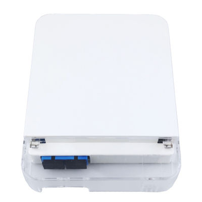 SC UPC Plastic Fiber Optic Face Plate Socket Panel for Indoor FTTH Network Installation