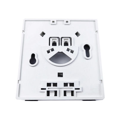 2 Cores SC APC Plastic Fiber Optic Faceplate Socket Panel Suitable for FTTH Network