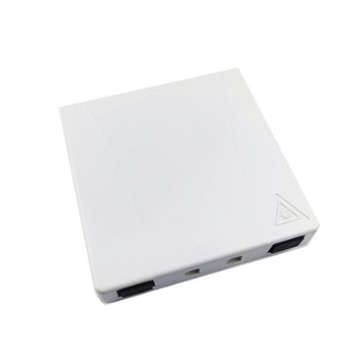 2 Cores SC APC Plastic Fiber Optic Faceplate Socket Panel Suitable for FTTH Network
