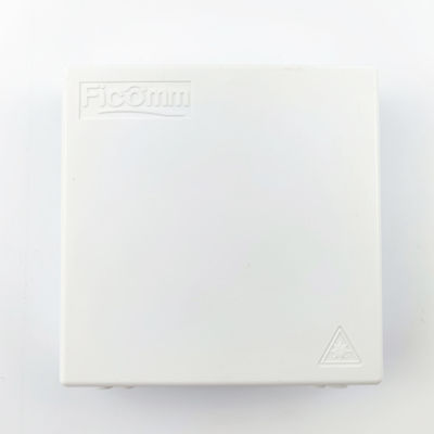 Wired LAN 2 Cores Plastic Fiber Optic Faceplate Socket Panel for Indoor FTTH Network