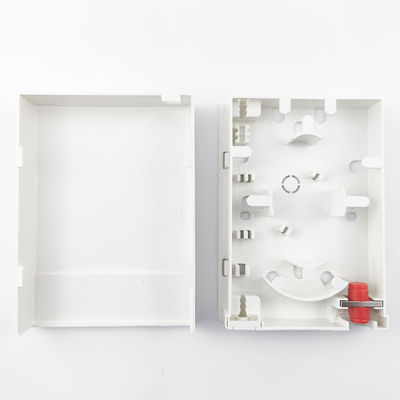 5 2 Cores FC UPC Plastic Fiber Optic Faceplate Socket Panel for Wired LAN Networks