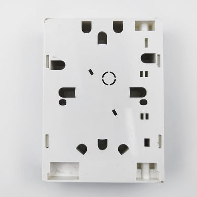 2 Cores LC APC Plastic Fiber Optic Faceplate Socket Panel for FTTH White Time 5 Years