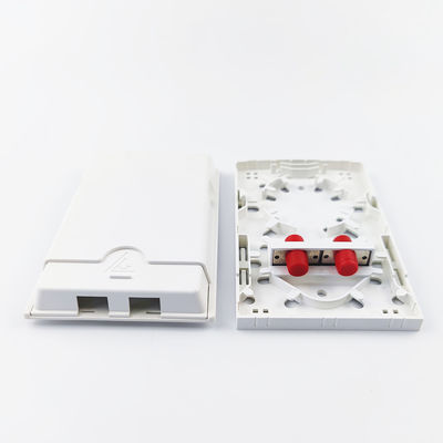 FTTH Applications 2 Cores Plastic Fiber Optic Faceplate Socket Panel 131*84*24 ABS/PC