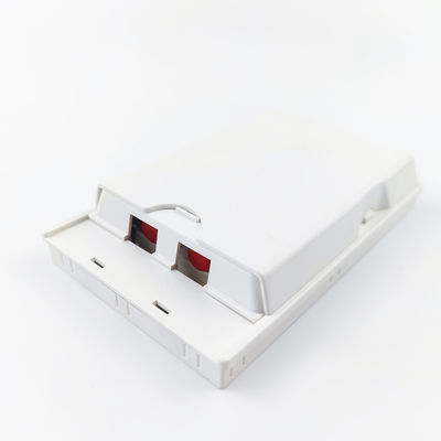 FTTH Applications 2 Cores Plastic Fiber Optic Faceplate Socket Panel 131*84*24 ABS/PC