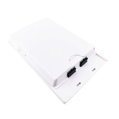 2 Cores Plastic Fiber Optic Faceplate Socket Panel for Seamless FTTH Integration