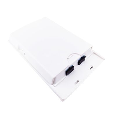 5 2 Cores SC UPC Plastic Fiber Optic Faceplate Socket Panel for FTTH Applications