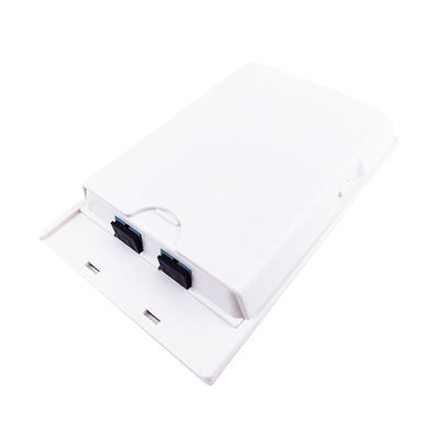 5 2 Cores SC UPC Plastic Fiber Optic Faceplate Socket Panel for FTTH Applications