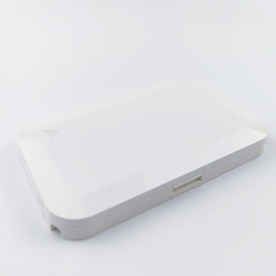 White/Gray FC APC Plastic Fiber Optic Faceplate Socket Panel for Indoor FTTH Network