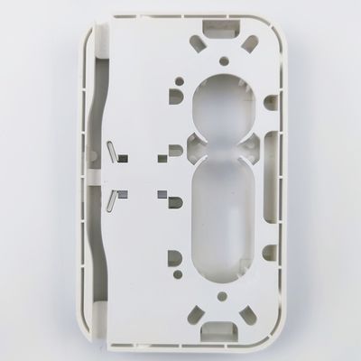 White/Gray FC APC Plastic Fiber Optic Faceplate Socket Panel for Indoor FTTH Network