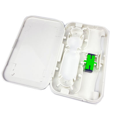 1 Core SC APC Plastic Fiber Optic Faceplate Socket Panel for Indoor FTTH Network Setup