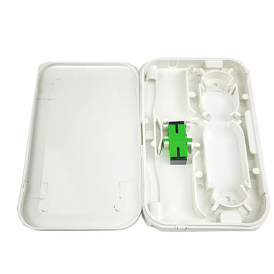 1 Core SC APC Plastic Fiber Optic Faceplate Socket Panel for Indoor FTTH Network Setup