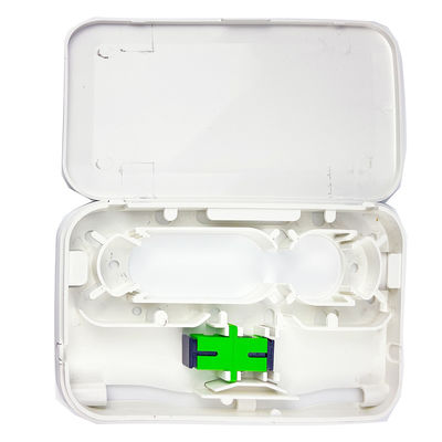 1 Core SC APC Plastic Fiber Optic Faceplate Socket Panel for Indoor FTTH Network Setup
