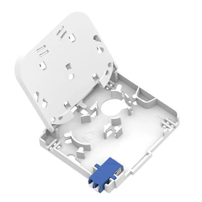 FTTH Network Other Applications 1 Core LC UPC Type Fiber Optic Face Plate 5 for Indoor