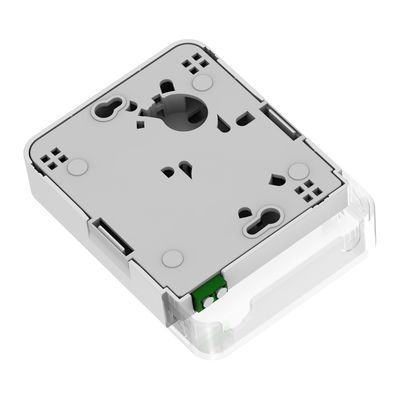 White / Gray 1 Core LC APC Type Fiber Optic Face Plate for Indoor FTTH Connection