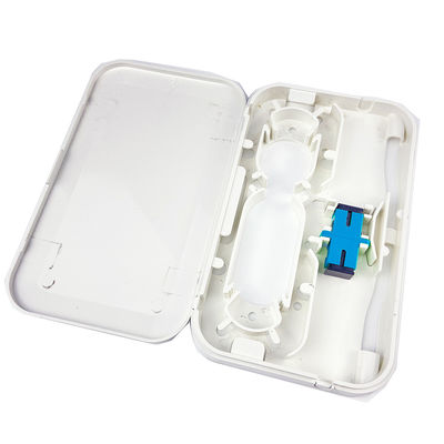 FTTH Network Applications Plastic Fiber Optic Faceplate Socket Panel for White Indoor