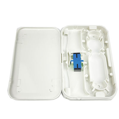 FTTH Network Applications Plastic Fiber Optic Faceplate Socket Panel for White Indoor