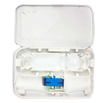 FTTH Network Applications Plastic Fiber Optic Faceplate Socket Panel for White Indoor