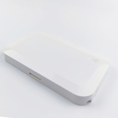 FTTH Network Applications Plastic Fiber Optic Faceplate Socket Panel for White Indoor