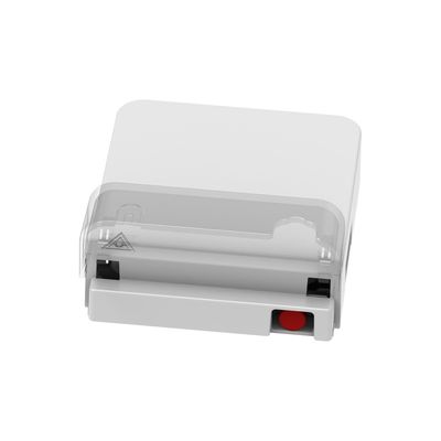 WHITE 1 Core FC UPC Type Fiber Optic Face Plate 5 for Indoor in FTTH Network