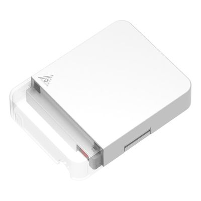 WHITE 1 Core FC UPC Type Fiber Optic Face Plate 5 for Indoor in FTTH Network