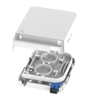 115*86*22mm Fiber Optic Socket Panel for Compact Indoor FTTH Network Installation