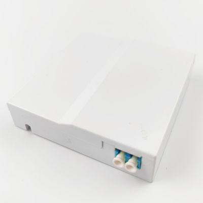 1 Port LC UPC Plastic Fiber Optic Faceplate Socket Panel for Seamless FTTH Installation