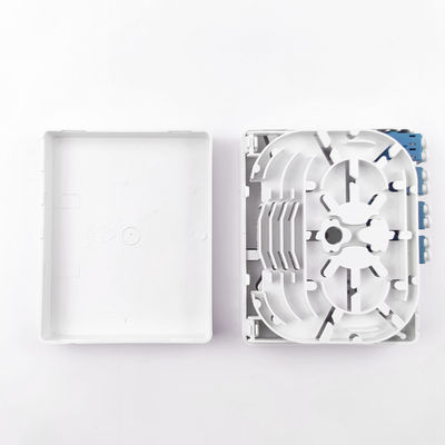 102*81*30mm LC/UPC Plastic Fiber Optic Faceplate Socket Panel for Indoor FTTH Network