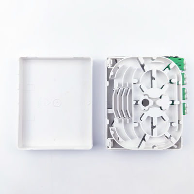 FTTH Network Compatible Fiber Optic Socket Panel 4 Cores ABS PC Material for Indoor
