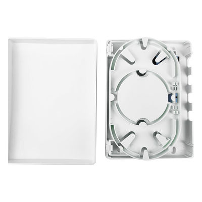 152*110*31mm SC/UPC Plastic Fiber Optic Faceplate Socket Panel for Indoor FTTH Network