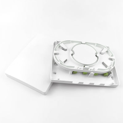 FC/APC Connector Type 4 Cores Plastic Fiber Optic Faceplate Socket Panel for FTTH Network