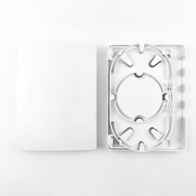FC/APC Connector Type 4 Cores Plastic Fiber Optic Faceplate Socket Panel for FTTH Network