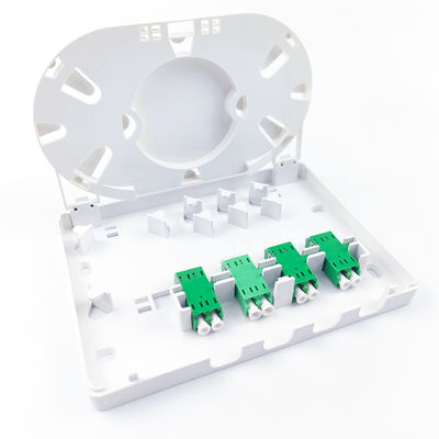 5 Fiber Optic Faceplate Socket Panel 4 Cores for Indoor in FTTH Network Made of PC/ABS