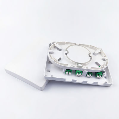 5 Fiber Optic Faceplate Socket Panel 4 Cores for Indoor in FTTH Network Made of PC/ABS