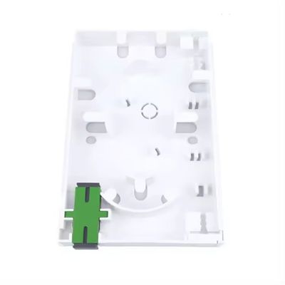 Time 5 years 2-Cores SC APC Plastic Fiber Optic Faceplate Socket Panel for FTTH Network