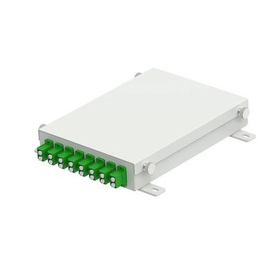 Made 8 Core Fiber Optic FTTH Terminal Box for ODN Network Distribution in LC APC Type