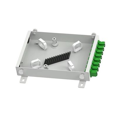 Made 8 Core Fiber Optic FTTH Terminal Box for ODN Network Distribution in LC APC Type