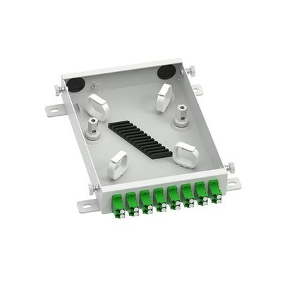 Made 8 Core Fiber Optic FTTH Terminal Box for ODN Network Distribution in LC APC Type