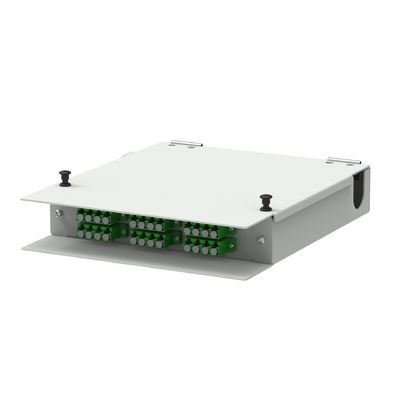 Cold Rolled Steel Network ODN Power LC APC Type 12 Cores Fiber Optic FTTH Terminal Box