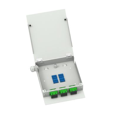 4 Cores Plastic Fiber Optic Faceplate Socket Panel for Indoor FTTH Network 5- Hangzhou